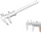Vernier Calipers, High Precision Vernier Gauge Vernier Caliper 150mm, Sturdy and Durable Calipers Gauge with Locking Screw, Water and Dust-Proof Design for Household Industrial Use, Silver