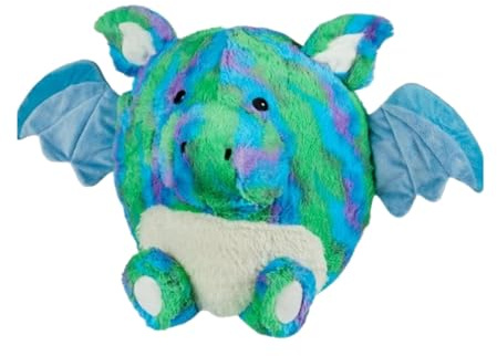 Warmies Rainbow Dragon Supersized Soft Plush Toy Cushion Kuscheltiere für Kinder & Erwachsene Ultraweiches Kunstfell