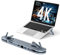 USB C Laptop Docking Station Stand, USB C Hub 7 in 1 Multiport Adapter with 4K HDMI, Gigabit Ethernet, USB A 3.0, PD 100W Charge, Universal Docking Stations for MacBook Pro/Air/Dell/HP/Surface/Lenovo