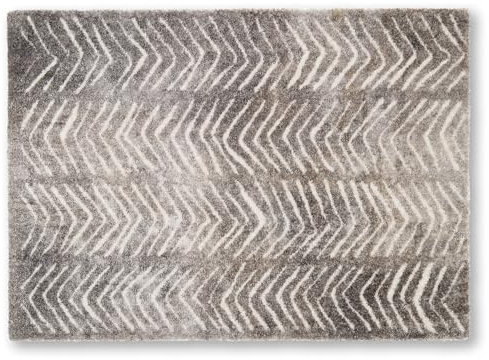 Schöner Wohnen Kollektion Fußmatte innen - Schmutzfangmatte 67 x 100 cm Triangle Taupe - rutschfeste Sauberlaufmatte robust - Fussmatte Haustür - Türmatte waschbar bei 30°C