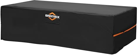 GREMEX Gartenmöbel Abdeckung Wasserdicht 150x150x120 cm - Winterfest | Winterfeste Abdeckplane für Gartentisch und Sitzgruppe - UV-Schutz, winddicht, atmungsaktiv, rund, reißfest