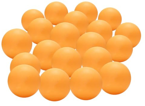 Generisch Tischtennisbälle Orange Tischtennisbällen 100 STK 40mm | Hochwertige ABS-Trainingsbälle | Extrem Robust Für Innen- Und Außen-Tischtennisplatten, Wettbewerb Und Spiel, Gelb/Weiß