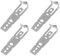 Wrtysully 4pcs Dishwasher Mounting Bracket with Screws,WD01X27759 Dishwasher Quartz Countertop Install Clips Under Counter Cabinet