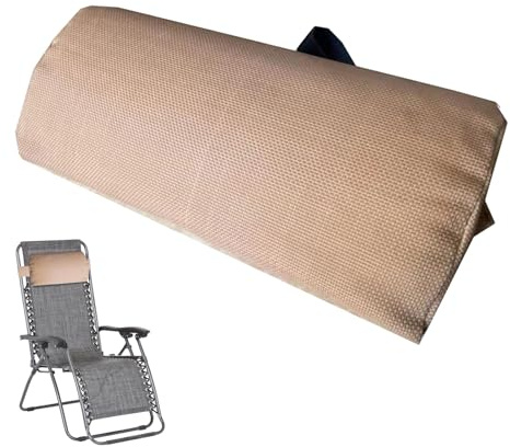 Kopfkissen Liege, Nackenkissen Für Gartenstühle, Liegestuhl Kissen Nacken Outdoor, Sonnenliege Kissen, Kopfkissen Nackenkissen Gartenstuhl Halsstütze Mit Gummiband Für Patio Stuhl, Desk Stuhl