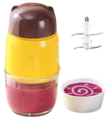 Blender de purée de nourriture - fabricant d'aliments pour bébé, outil de mélange de | Processeur de purée à grande vitesse avec des lames en acier inoxydable, mélangeur portable pour la prép