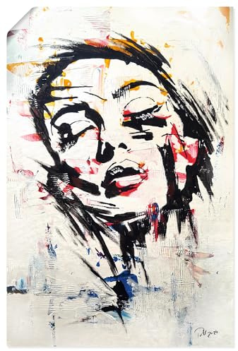 ARTLAND Wanddeko Poster & Kunstdrucke Wandposter 60x90 cm moderne abstrakte Kunst room decor Frau Minimalismus U6BH