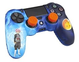 Born To Vape presente Dragon Ball super - Coque rigide + Grips pour manette PS4 et son sticker BTV exclusif collectionnable