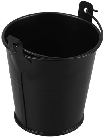 COOPHYA Grill Drip Bucket Metal Grease Container Compact Size for Apartment Outdoor Cooking Easy Cleaning Portable Barbecue Accessory