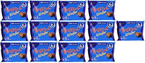 x13 Cadbury Time Out Wafer 6 Pack (78 Wafers) 127g