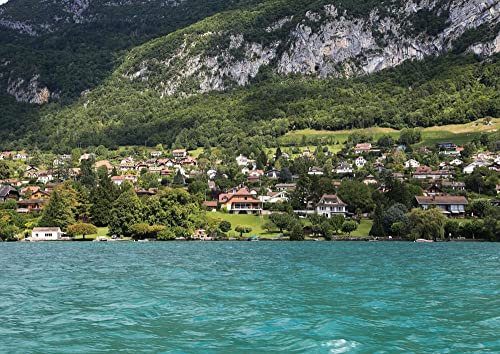 HANSEPUZZLE 19911 - Annecy am See Puzzle 260 Teile | Orte Puzzle mit hochwertiger Puzzle Aufbewahrung: Kartonbox und wiederverschließbarem Beutel | Puzzle-Maße: 41 x 28,7 cm
