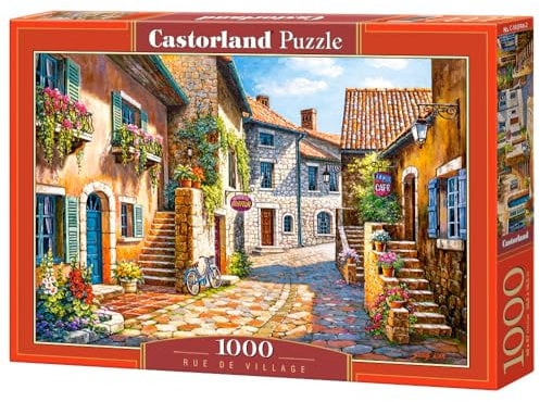 Castorland C-103744-2 Rue de Village, Puzzle 1000 Teile