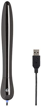 Main Squeeze Warming Accessory - Black - USB-Powered ULTRASKYN Heater for Main Squeeze Strokers, Heats to Body Temperature - by Doc Johnson