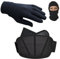 PROANTI Motorrad Winter Set inkl. Nierengurt Unterziehhandschuhe und Sturmhaube (M/L)