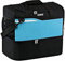 JAKO Kinder Competition 2.0 Sporttasche, schwarz/Aqua, 45x30x42 cm