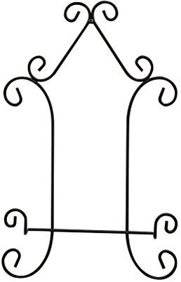 Soporte de hierro para platos, caballete artístico, decoración de pared para platos, imágenes ( )