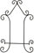 Soporte de hierro para platos, caballete artístico, decoración de pared para platos, imágenes ( )