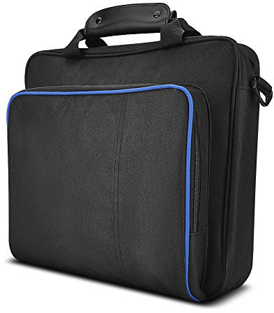 Fosa Portable PS4 Tragetasche Tasche, Wasserdicht Stoßfest Spiel System Protective Travel Case für Playstation 4 System und Zubehör