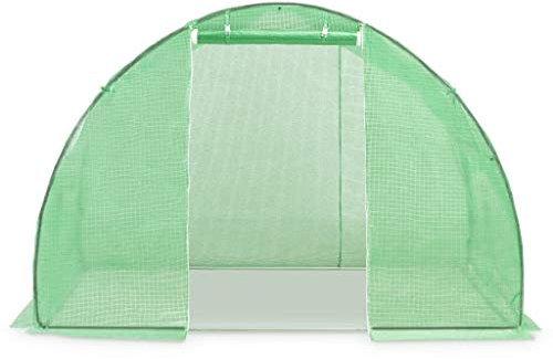 Tidyard Serra da Giardino/Balcone/Terrazzo | Senza Ripiani | per Piante, Fiori, Pomodori | 300 x 150 x 200 cm | Telo in PE | Telaio in Acciaio