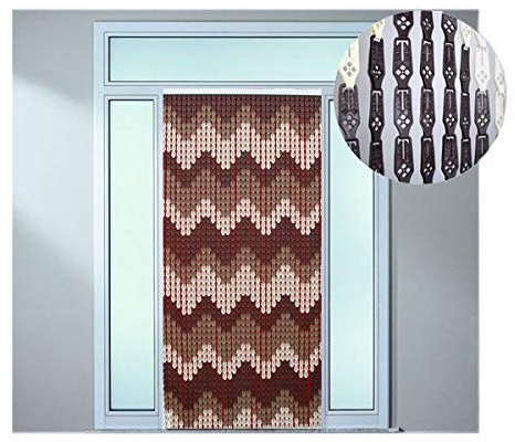 Tata Home Tenda Antimosche a Piastrine per Porta Finestra Moschiera a Pannello Misura 100 x 220 cm. Dis. 22
