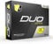 Wilson Staff Golf Balls, Duo Optix, Matte surface, Easy to find, WGWP50200,Yellow