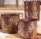 Osterbrot-Papierform für Paska, 237 ml, 25 Stück, Kulich-Form, Osterbrotformen, Panettone-Papierform, Kulich-Papierform, braunes Design, B 8,9 x H 8,5 cm