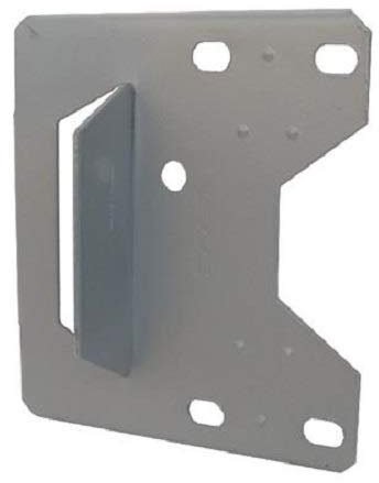 electrosmart 6” by 6 Inch Pressed Steel Chimney Bracket and Lashing Kit for TV Aerial Mast