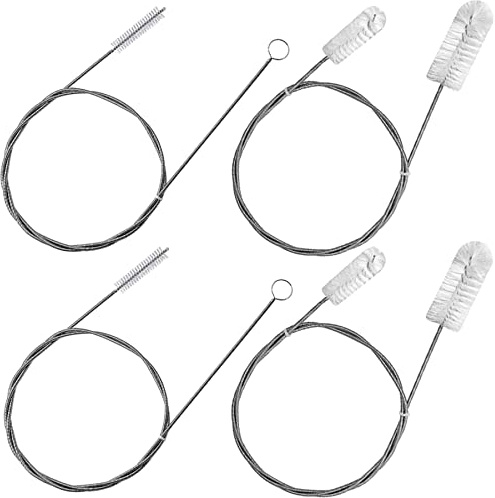 AUMUA Long Tube Cleaning Brush Flexible Stainless Steel Aquarium Filter Brush for Fish Tank or Home Kitchen, pipe cleaners for cleaning 160cm