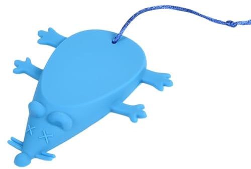 Cartoon Silicone Door Stopper Cute Toys Door Stops Mouse Shape Toys Door Stops Holder Safety for Home Garden Office(Blue)