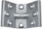 Design61 4er Set Winkelbeschlag Tischbein Tischbeschlag Stahl 103 x 70 mm