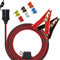 RUNCCI-YUN Cavo di Prolunga per Accendisigari per auto clip a coccodrillo,Presa accendisigari 12V/24V 1.5M pinze per Batteria Auto,cavo di prolunga per clip per batteria accendisigari per auto