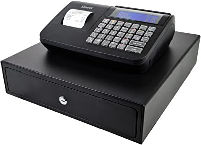NR320 Sam4s Cash Register Till. Small and Compact. Ideal for Pop-Up, Catering, Mobile Businesses. Simple to Use. Rechargable Battery Option (Rechargable Battery)