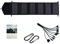 ISOLEI 15 Watts Mono Solar Panel, High Efficiency Monocrystalline Foldable Solar Panel with 2 USB Output for Smartphones,Tablets,Power Banks,Camping