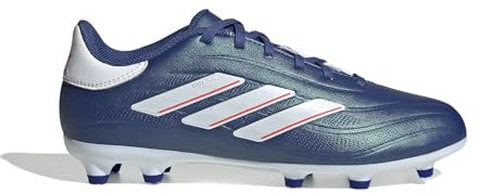 Adidas Copa Pure 2.3 Fg J Football Shoes (Firm Ground), Lucid Blue/FTWR White/Solar Red, 38 2/3 EU