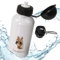 timalo® Aluminium Trinkflasche für Kinder personalisiert mit Namen | auslaufsichere Alu Sportflasche Kindergarten mit Tieren Geschenk für Jungen und Mädchen 400mLB3 | 49-Pferd
