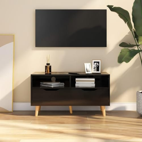 BUKSCYJS Lowboard, armadio per TV, mobile per televisori, mobile per tablet, 90 x 40 x 48,5 cm, adatto al materiale in legno per ricevimenti, soggiorno, camera da letto, bagno, studio