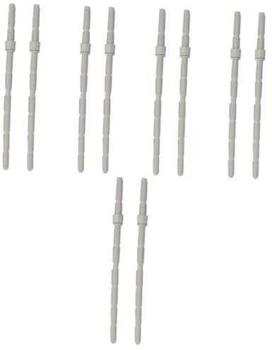 Hemobllo 10stücke Toilettenspülknopf Stangen Verlängerte Gewindestangen Für Dual Flush Toilettenteile Einfache Installation Robustes Kunststoffmaterial Für Standard-toilettenanlagen