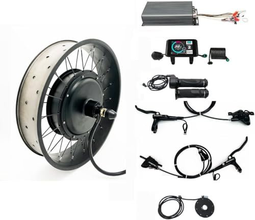 48V 60V 72V 3000W-5000W 20/24/26x4.0 Fat Wheel Ebike Conversion Kits for fatbike,Dropout width: 175mm,20 * 4.0 Inch