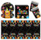 TIVUNORON Monster Geburtstags Geschirr Set, 41 Pcs Monster Kindergeburtstag Partygeschirr, mit Tischdecke Pappteller Becher und Servietten, für 10 Gäste, kinder Papier Geschirr Dekoration Party