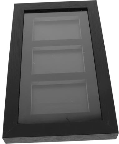 JOINPAYA Display Stand Sports Cards Baseballs Display Shelves Sports Card Wall Display Baseball Card Display Collector Display Case Trading Card Frame Card Frame Organizer Black Fiberboard