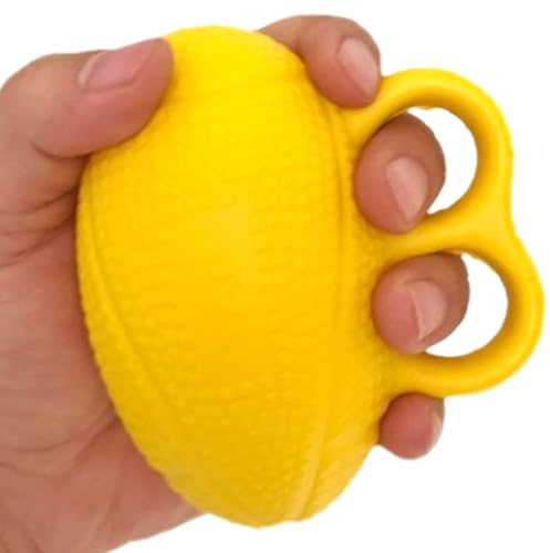 Squeeze Bal, Tragbarer Fingergriffball, 10 x 5,6 x 7,8 cm, Hand-Fitnesswerkzeug, Stärkungsgerät Handkraft, Muskeltrainingsgerät für Kletterer, Griffkraft