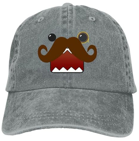 Sommer Mütze Sonne Visor Schnurrbart Hip Hop Mützen Domo Kun Baumwolle Cowboyhut Spitzhüte