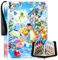 50 Pages 400 Cartes Classeur, Classeur Carte Avec Fermeture Éclair, Album Carte Avec Portable Poignée, Range Carte, Porte Carte Cuir Imperméable, Convient Aux Collections De Cartes Pour Enfants