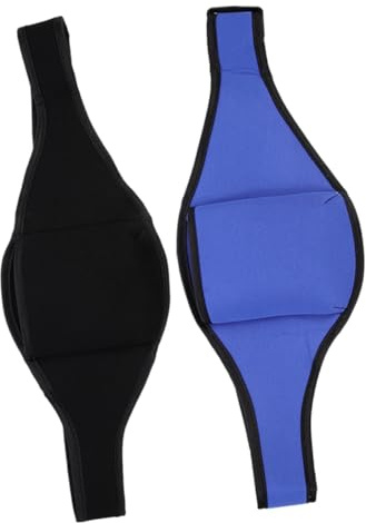 GALPADA 2Pcs Adjustable Microphone Waist Belt Bag for Running and Fitness Portable Mic Holder Pouches in Black Multi-Functional Storage for Transmitters Phones and Small Devices Stable and