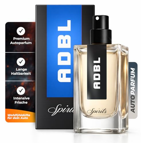 ADBL Spirits Desire Premium Auto Parfüm | Langanhaltender Autoduft, Intensiver Lufterfrischer mit edler Duftkomposition für den Fahrzeuginnenraum | Auto Duft Alternative zu Duftbaum Auto | 30ml