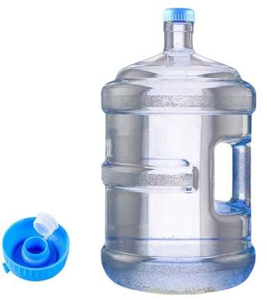 Sharplace Water Dispenser Bottle Bottled Water Bucket Water Carrier Reusable Clear Water Jug Water Storage Container for Camping Picnic, 15L
