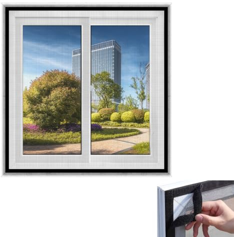 Cat Window Guard Screen 150x130cm Self-Adhesive Mesh Net for Cats | 150x130cm self-adhesive mesh net for cat window safety, helps prevent escapes and keeps insects out