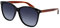 Gucci Damen GG0024S 003 Sonnenbrille, Schwarz (Black/Grey), 58