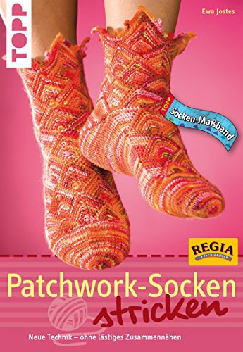 Patchwork-Socken stricken: Neue Technick - ohne lästiges Zusammennähen