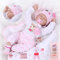 ZIYIUI Realistische Babypuppe, Mädchen, Babypuppe, Vinyl, weich, 55 cm, Simulation, für Neugeborene, Spielzeug für Mädchen