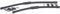 RIDEX Escobilla Limpiaparabrisas Juego de 2 Escobillas con spoiler Delante | Tipo de escobilla: Escobilla con hoja plana & Sin marco | Longitud 1: 600mm | Longitud 2: 475mm 298W0134